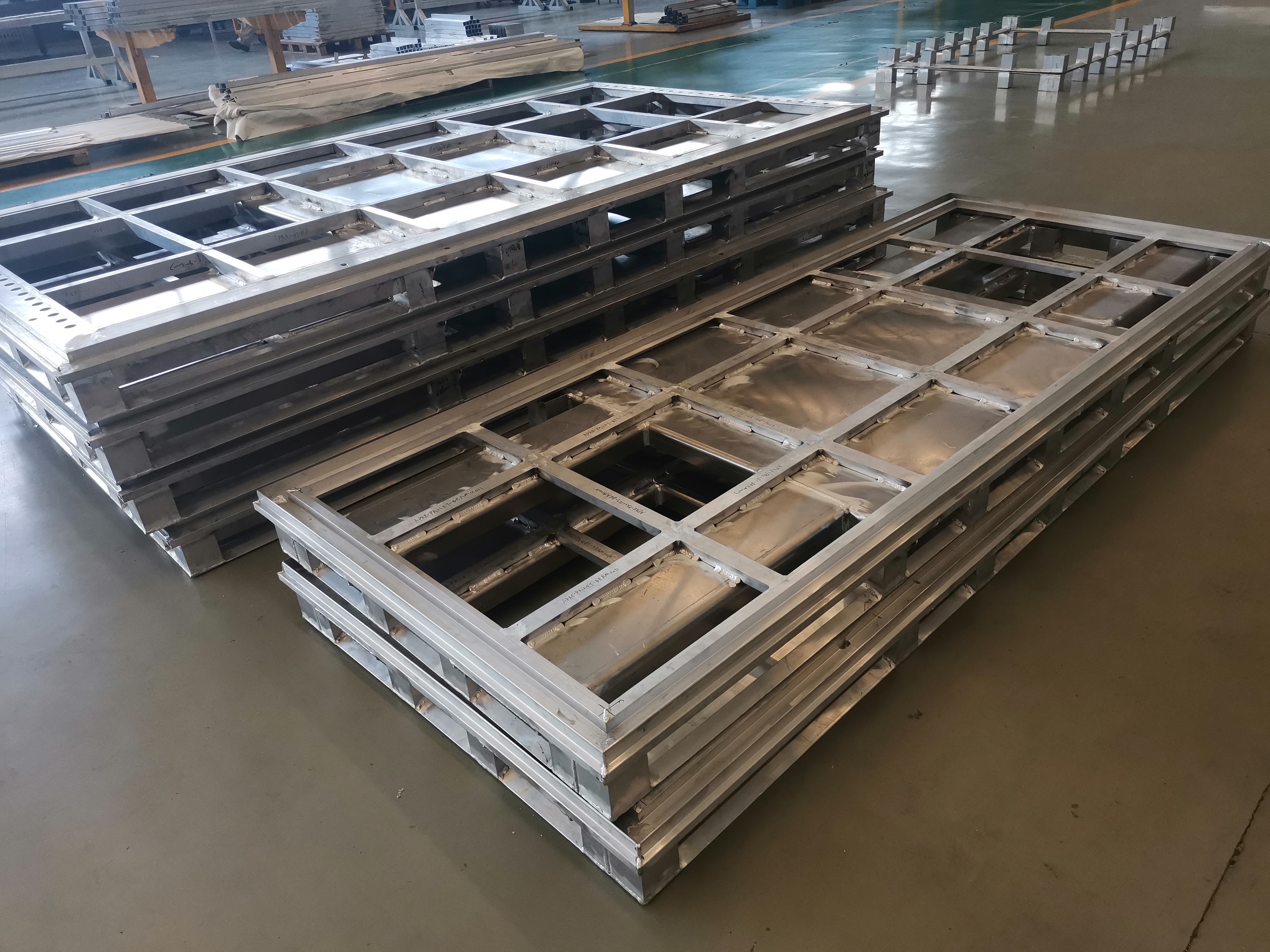 Coffrage du mur en aluminium