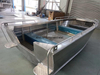 Bateau-barre en aluminium