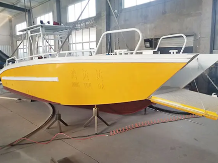 Artisanat d'atterrissage en aluminium dans le sauvetage d'urgence et les secours en cas de catastrophe