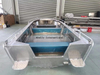 Bateau-barre en aluminium