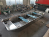 Bateau à fond plat en aluminium