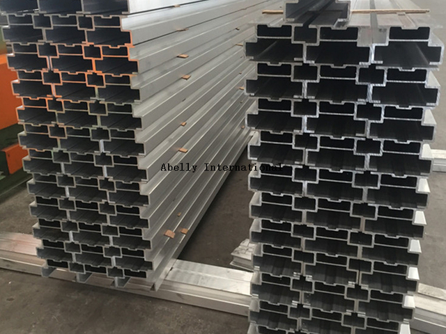 Profils en aluminium pour la machine