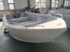 Bateau-barre en aluminium