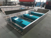 Bateau à fond plat en aluminium