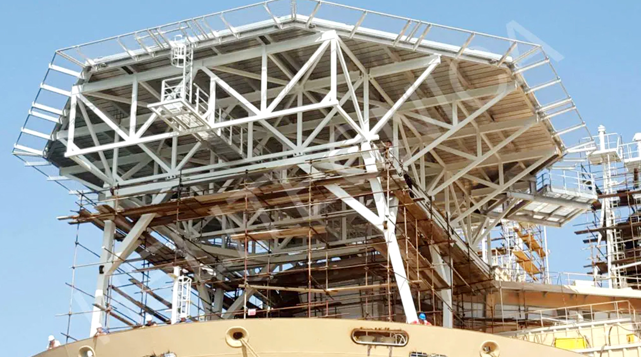 Profils en aluminium avec DNV pour la contraction offshore