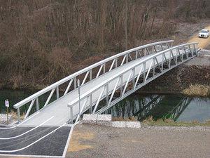 Passerelle en aluminium sur mesure