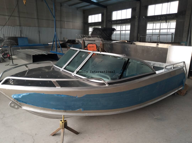 Abelly en aluminium tous soudets 485r Runabout Boat